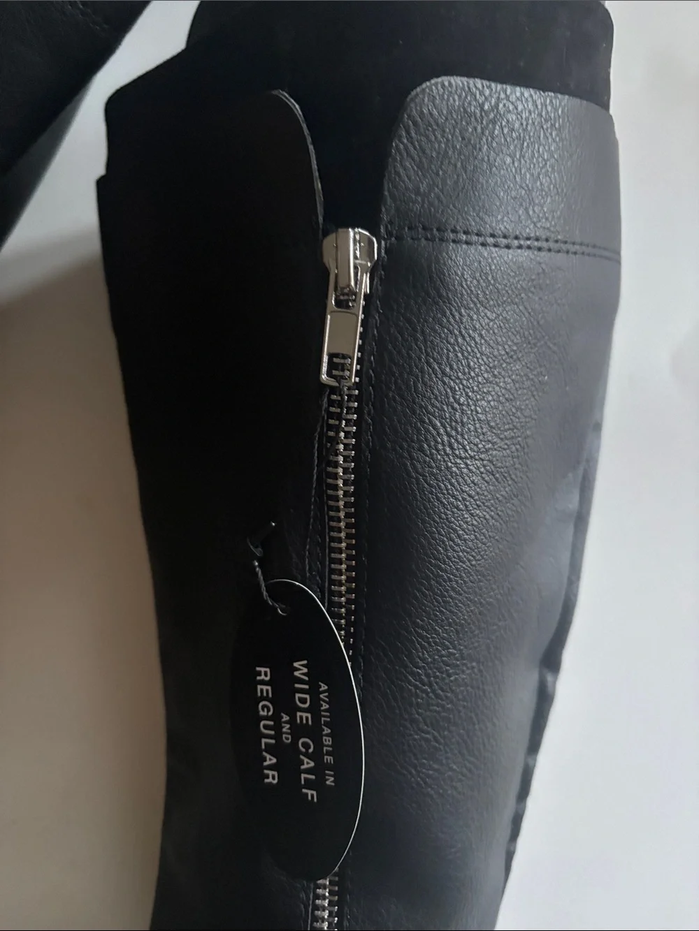 Style & Co. Black Over-the-Knee Zip Riding Boots